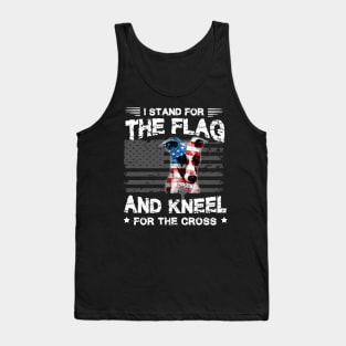 Whippets Dog Stand For The Flag Kneel For Fallen Tank Top